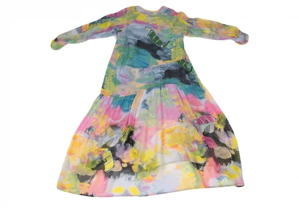 TSUMORI CHISATO Silk Paints Printed Dress K-137006_012