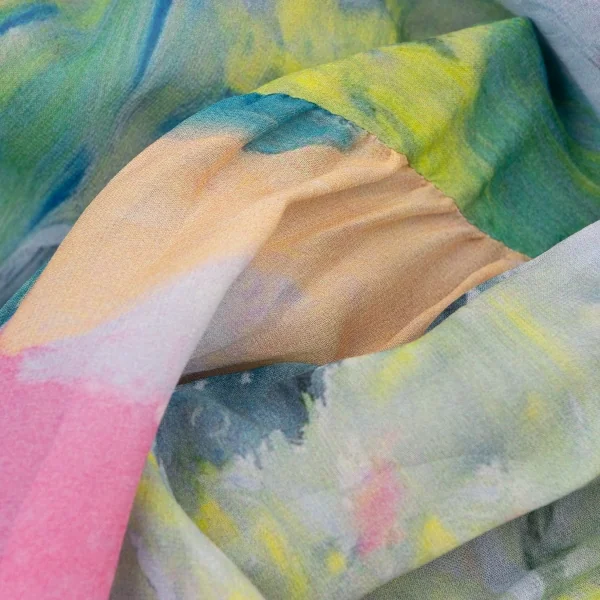 TSUMORI CHISATO Silk Paints Printed Dress K-137006_015