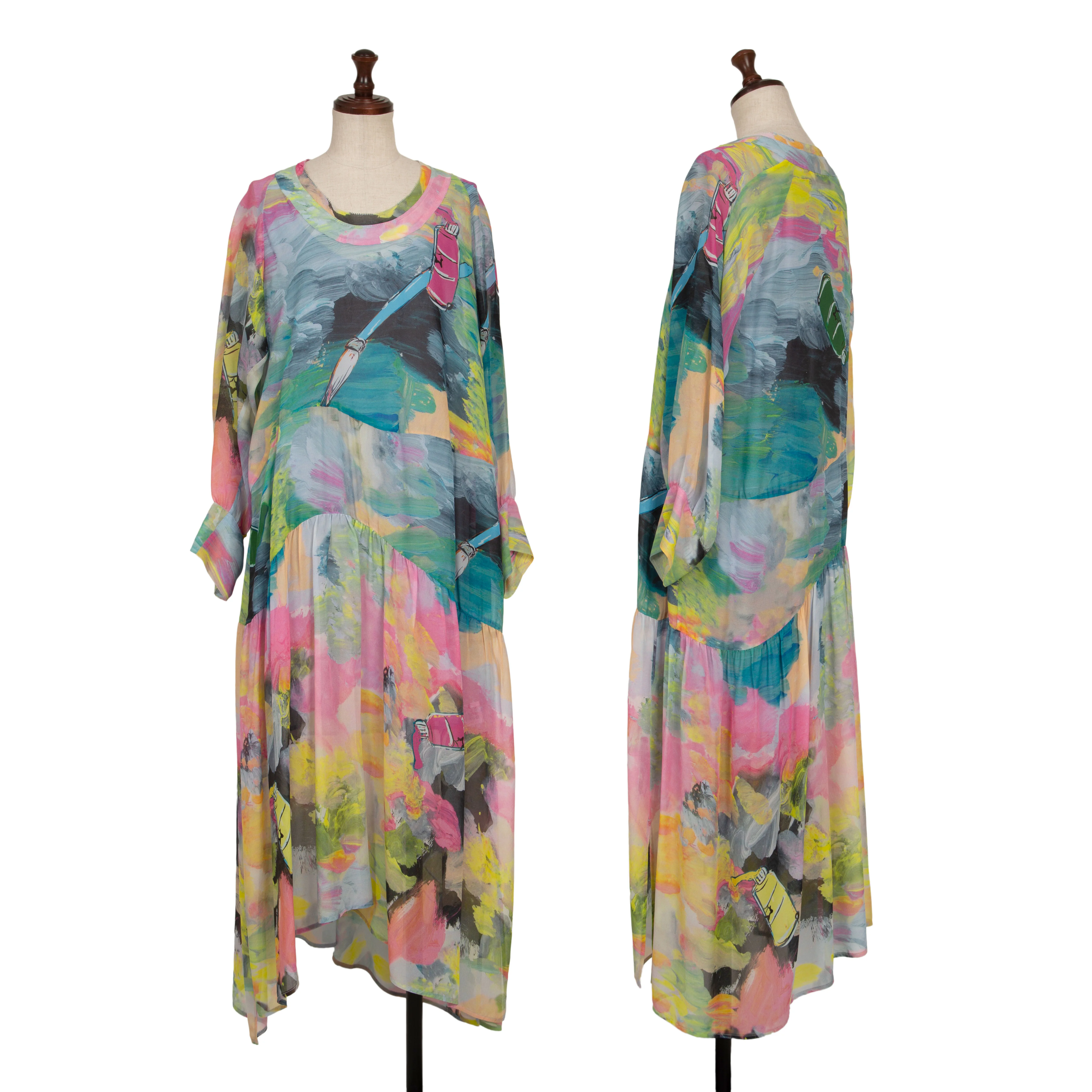ツモリチサトTSUMORI CHISATO DRESS キャットドットチュニック
