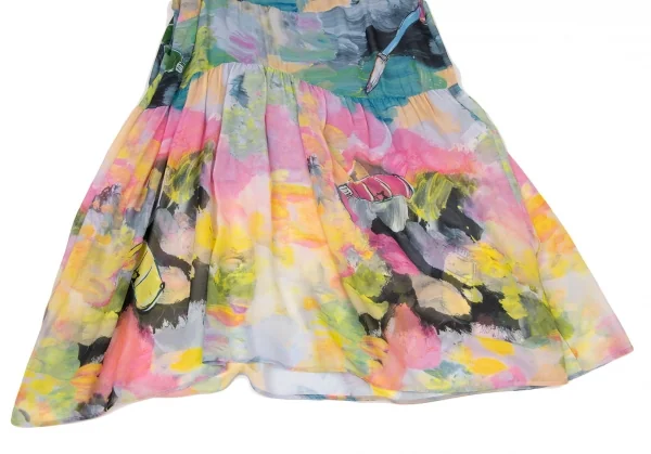 TSUMORI CHISATO Silk Paints Printed Dress K-137006_008