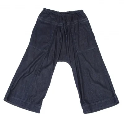 TSUMORI CHISATO Stretch Dropped Crotch Denim Pants