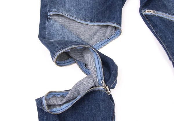 TSUMORI CHISATO Spiral Zipper Denim Pants K-137012_007