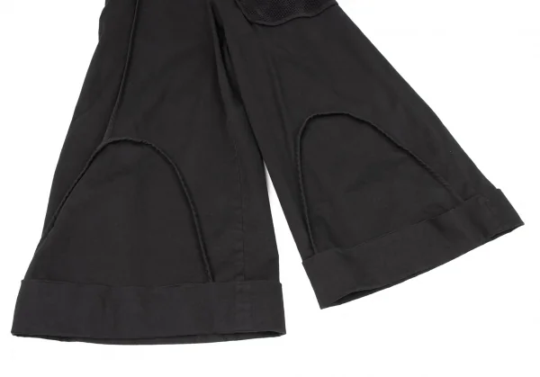 TSUMORI CHISATO Punching Synthetic Suede Pocket Wide Pants K-137014_009