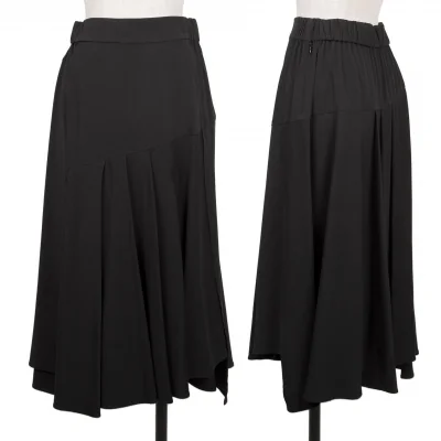 TSUMORI CHISATO Cupro Nylon Switching Skirt
