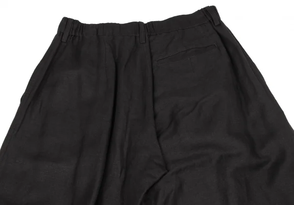 RISMAT by Y's Linen Blended Hem Slit Wide Pants K-137022_009