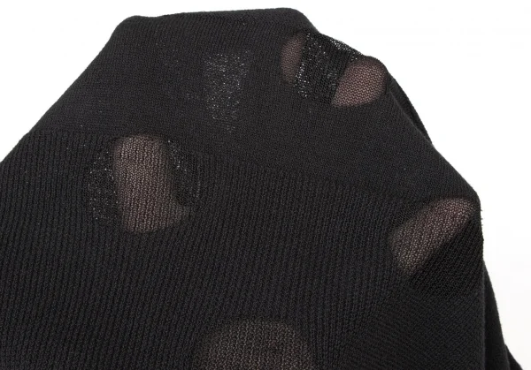 Y's Dot Woven Knit Top K-137025_013