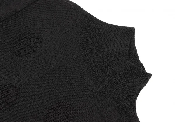 Y's Dot Woven Knit Top K-137025_006