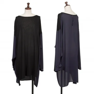 Y's Switching Zip Neck Dress