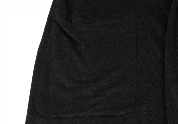 Y's Linen Hem Asymmetry Long Jacket K-137029_012