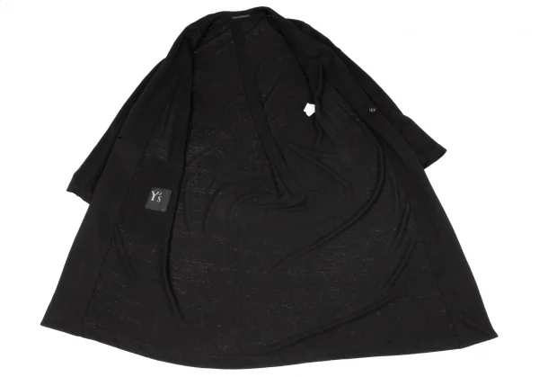 Y's Linen Hem Asymmetry Long Jacket K-137029_015