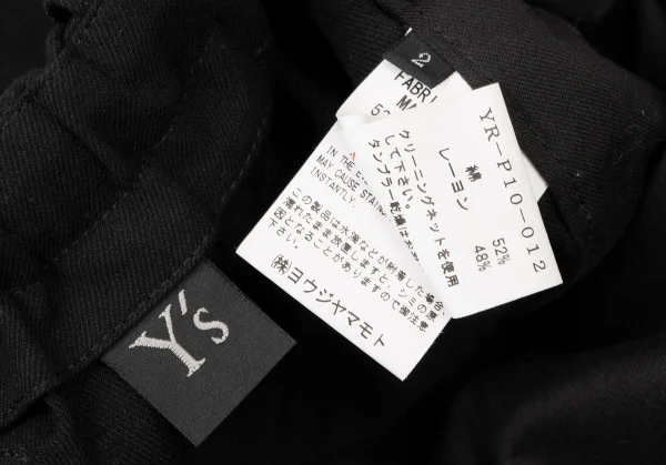 Y's Cotton Rayon Cropped Wide Pants K-137030_013