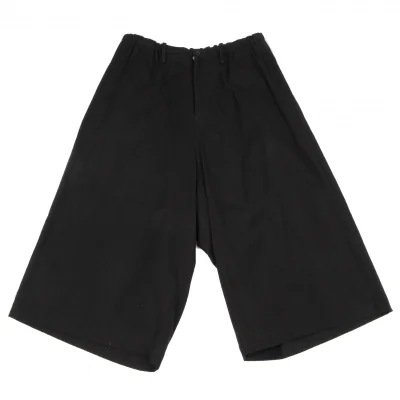 Y's Cotton Rayon Cropped Wide Pants