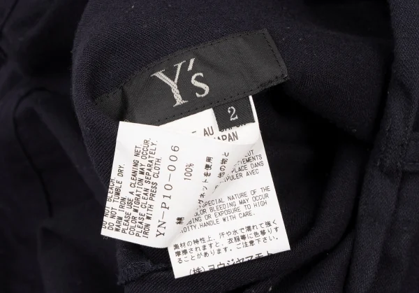 Y's Asymmetry Pocket Design Pants K-137032_017