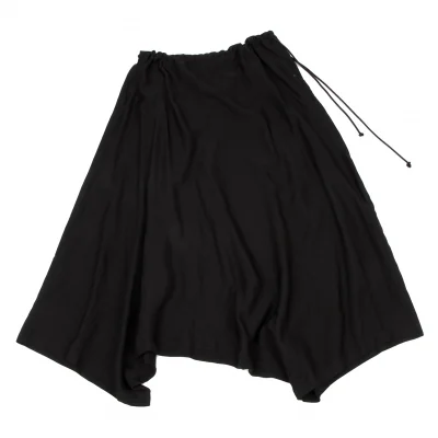 Y's Rayon Blend Dropped Crotch Pants