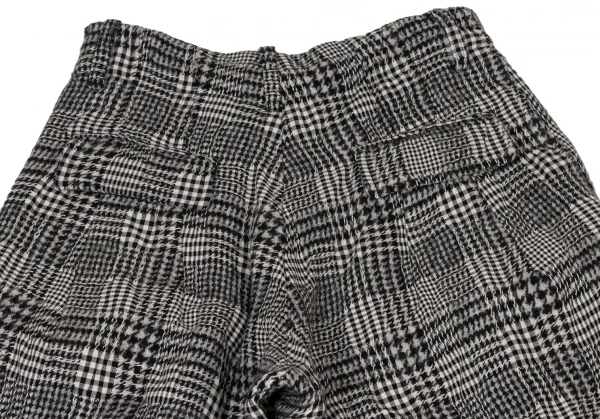 Y's ワイズ 変形 サルエル パンツ チェック ウール 楽天市場】【中古】 ワイズY's ウールゆがみチェックサルエル