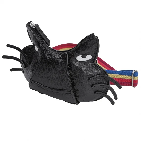 TSUMORI CHISATO Animal Leather Shoulder Bag Black  K-137040_001