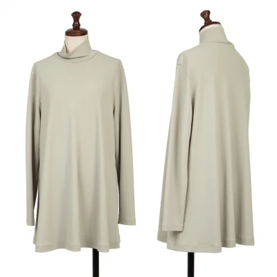 TOKUKO 1er VOL Turtleneck Stretch Long T Shirt