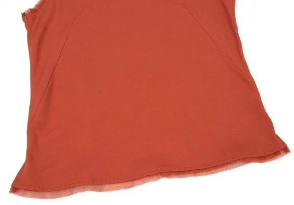 ヒロココシノHIROKO KOSHINO メッシュパイピングタンクトップ レンガ40 K-137045_005