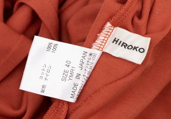 ヒロココシノHIROKO KOSHINO メッシュパイピングタンクトップ レンガ40 K-137045_009