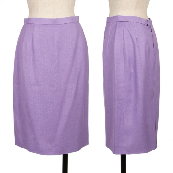 pierre cardin Rayon Skirt Purple 9 K-137053_001