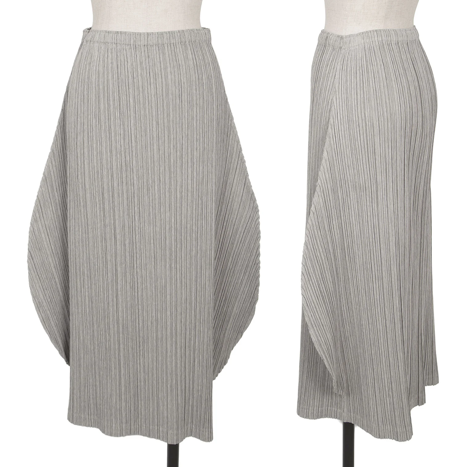 PLEATS PLEASE Cotton Blended Skirt Grey 3 (K-137058) | PLAYFUL