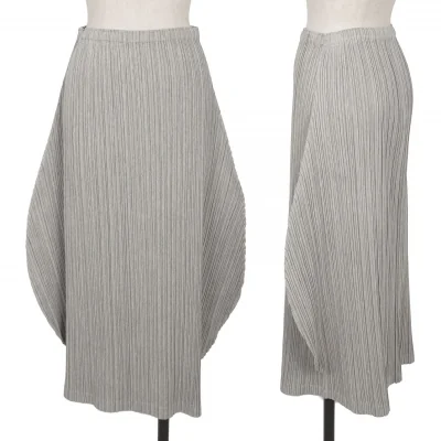 PLEATS PLEASE Cotton Blended Skirt