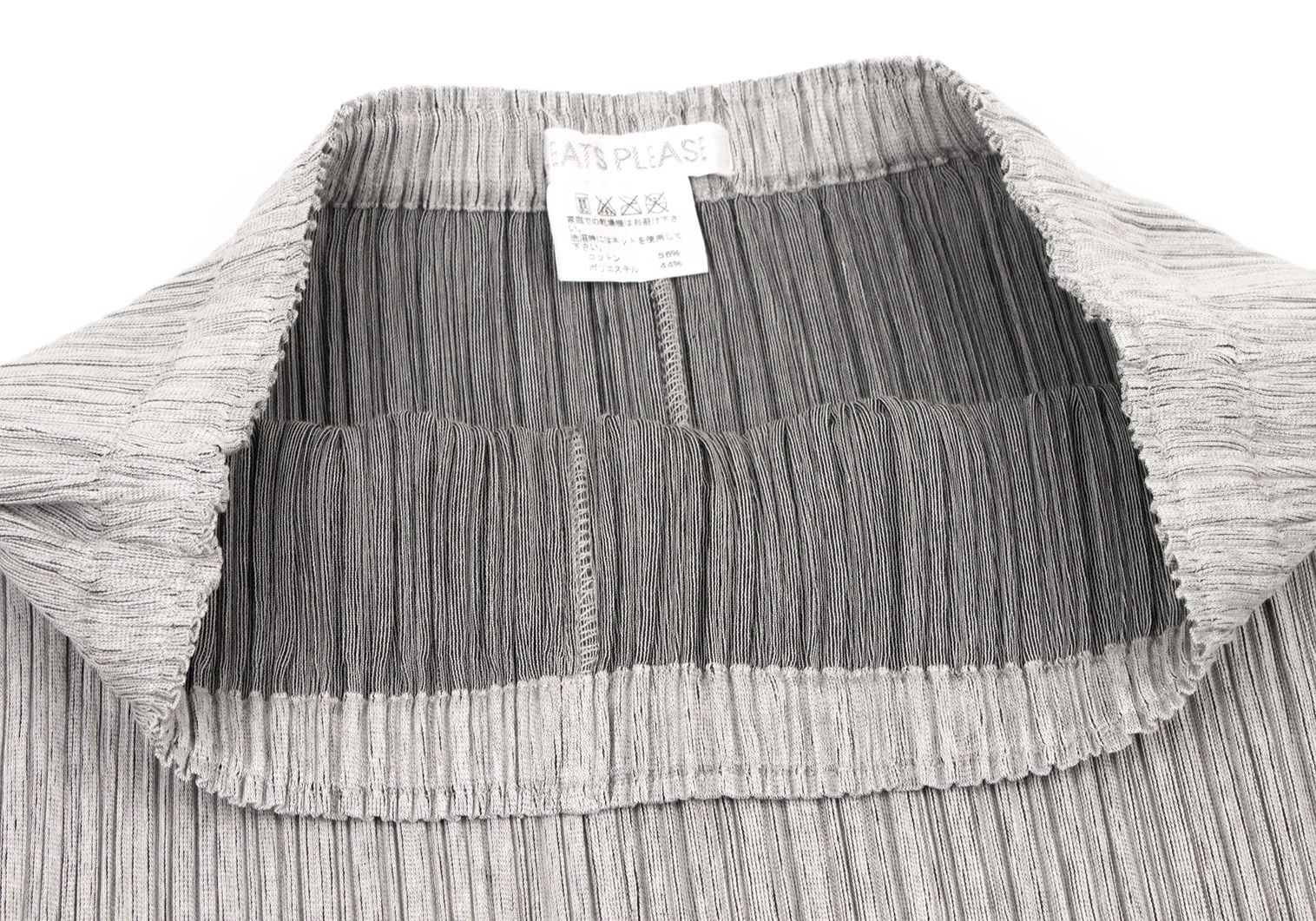 スカート PLEATS PLEASE ISSEY MIYAKE 3 Issey Miyake Pleats Please grey maxi skirt that is scrunched