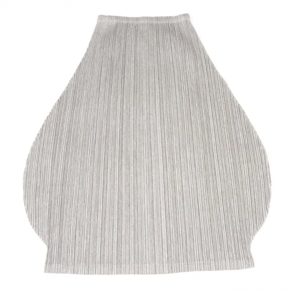 新品 PLEATS PLEASE プリーツプリーズ 伸縮 カーディガン グレー