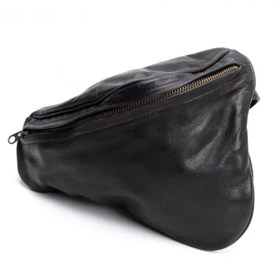 ISSEY MIYAKE Triangle Leather Crossbody Bag