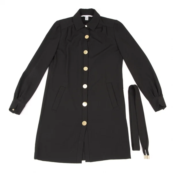 DIANE VON FURSTENBERG Metal Button Long Shirt K-137071_002