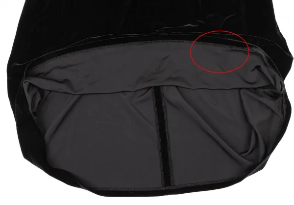 ヒロコビスHIROKO BIS ベルベットノースリーブワンピース 黒9 K-137073_007