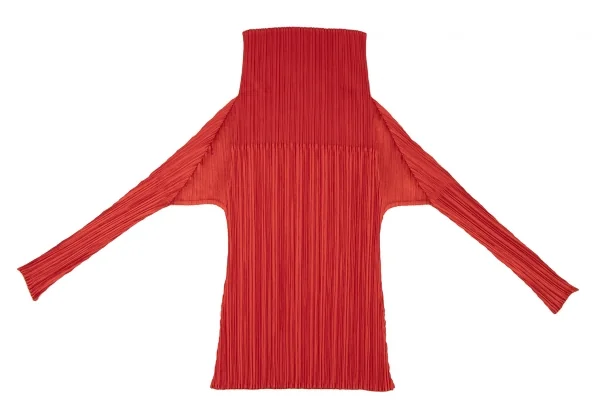 PLEATS PLEASE Drape Neck T Shirt K-137075_002