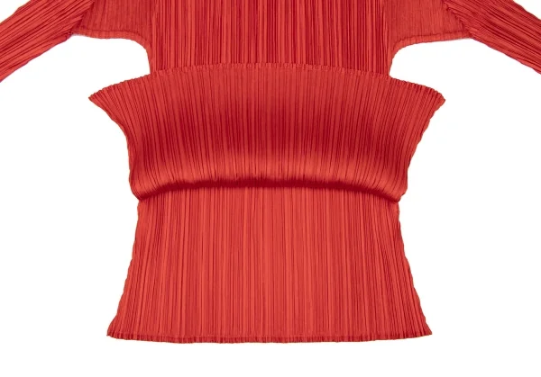 PLEATS PLEASE Drape Neck T Shirt K-137075_008