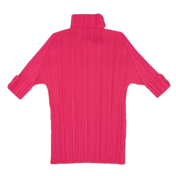 PLEATS PLEASE Button Neck T Shirt K-137076_002