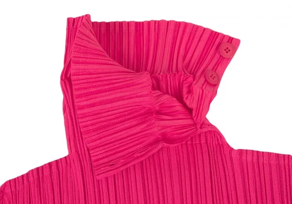 PLEATS PLEASE Button Neck T Shirt K-137076_007