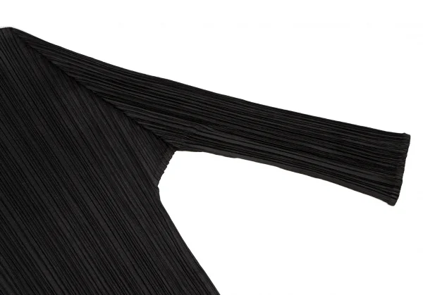 プリーツプリーズPLEATS PLEASE プリーツ裾ドローコードハイネック