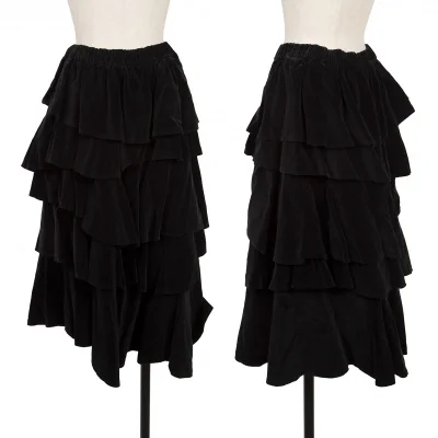 robe de chambre COMME des GARCONS Velours Tiered Skirt