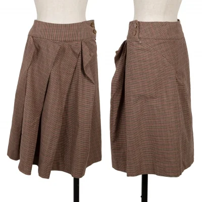 Vivienne Westwood Red Label Cotton Checker Frill Skirt