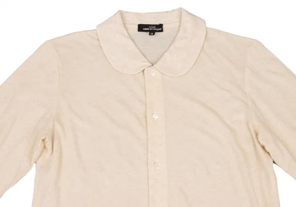 tricot COMME des GARCONS Hem Lace Round Collar Shirt K-137128_003