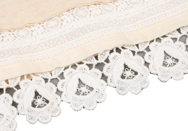 tricot COMME des GARCONS Hem Lace Round Collar Shirt K-137128_011