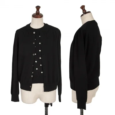 COMME des GARCONS COMME des GARCONS Layered Dot Knit Sweater