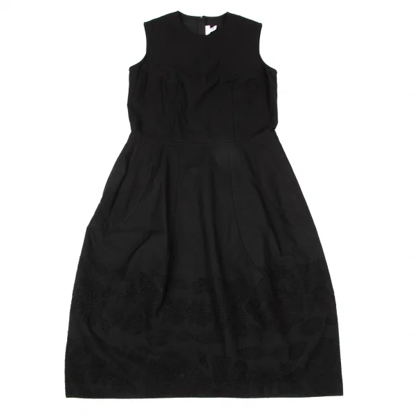 COMME des GARCONS Floral Embroidery Sleeveless Dress K-137144_002