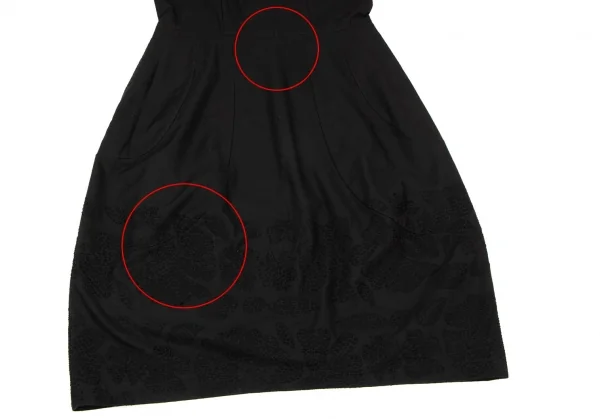 COMME des GARCONS Floral Embroidery Sleeveless Dress K-137144_006