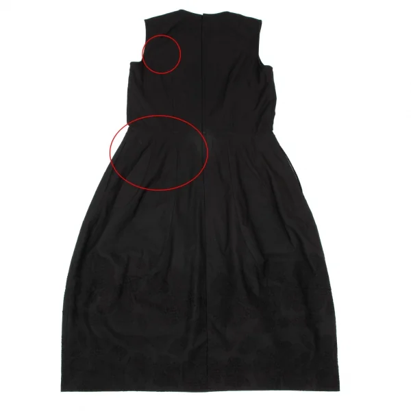 COMME des GARCONS Floral Embroidery Sleeveless Dress K-137144_012