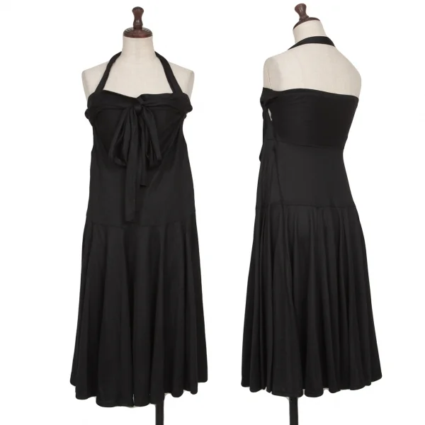 EPOCA Strap Design Wool Dress Black 40 K-137165_001