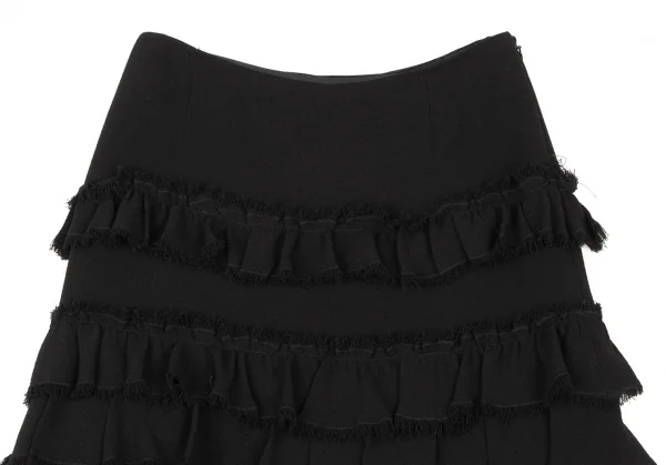 EPOCA Wool Frill Tiered Skirt K-137173_003