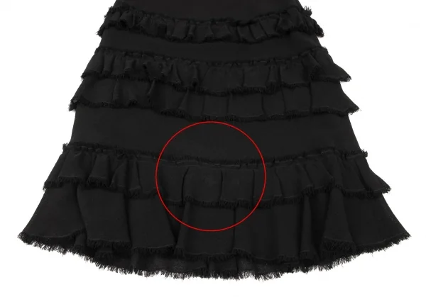 EPOCA Wool Frill Tiered Skirt K-137173_005
