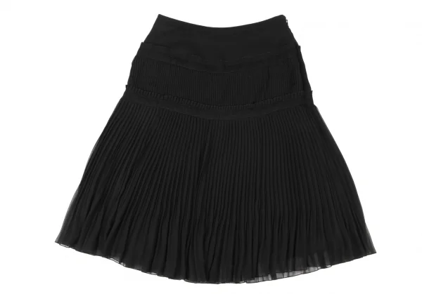 EPOCA Lace Switching Pleats Skirt K-137174_002