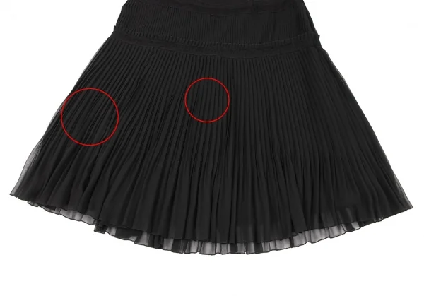 EPOCA Lace Switching Pleats Skirt K-137174_005