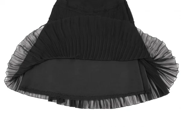 EPOCA Lace Switching Pleats Skirt K-137174_008